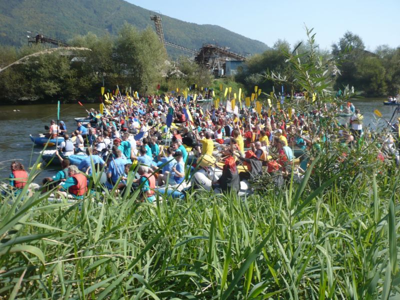 Raftov preteky - Karneval na vode 2011