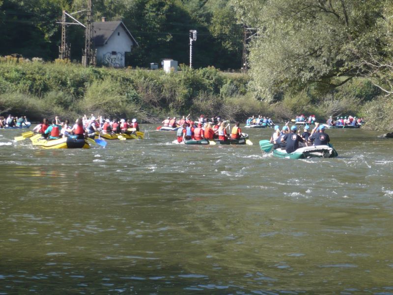 Raftov preteky - Karneval na vode 2011